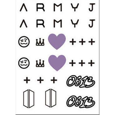 防弾少年団(BTS) - ARMYラウンジ　特典トレカ　タトゥーシール BTS 防弾少年団 TATTOO SEAL SERIES バンタン タトゥーシール
