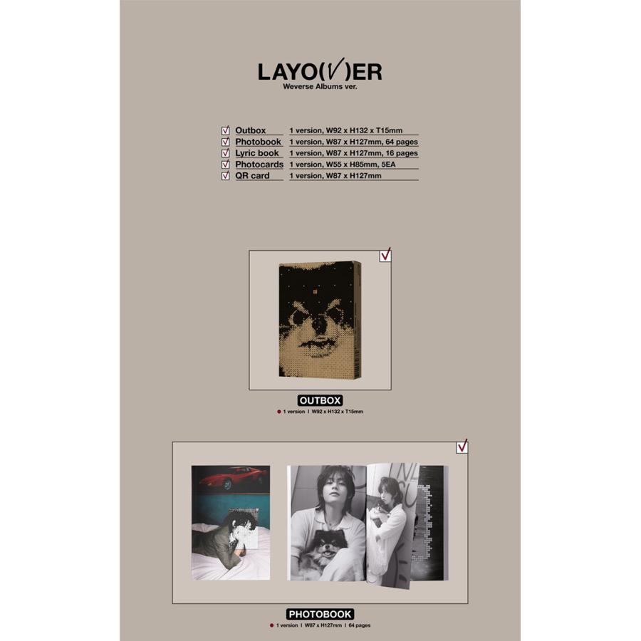 Weverse albums ver. / V layover キムテヒョン FIST SOLO ALBUM 防弾