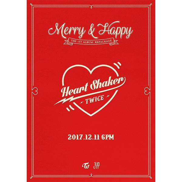TWICE アルバム シングル CD リパケ Repackageまとめ売り TWICE トゥワイス THE 1ST ALBUM : REPACKAGE Merry & Happy
