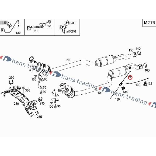 ベンツ 純正品 NOXセンサー W222 W213 W205 W117 C117 W156 W164 W176