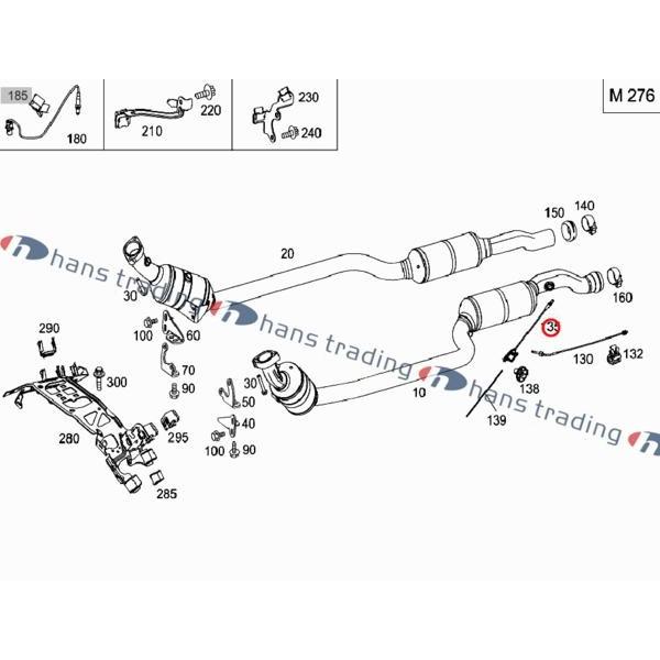 ベンツ 純正品 NOXセンサー W204 W218 W212 W207 W251 ノックス  