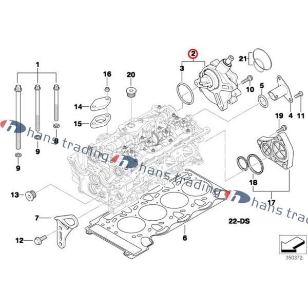 BMW バキュームポンプ 純正OEM品 1シリ−ズ E87 E88 3シリーズ E46 E90 