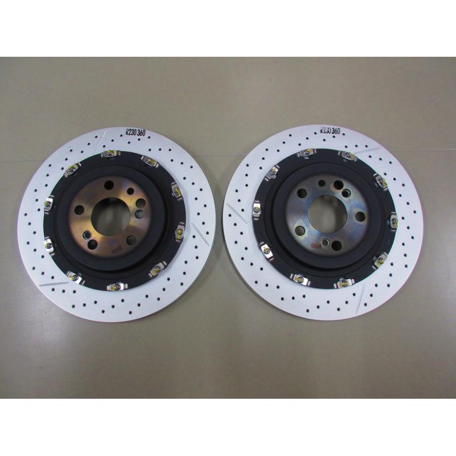 BREMBO製 ベンツ R230 SL65AMG リアブレーキローター 左右 純正OEM品 リヤブレーキディスク 230-423-1412 ブレンボ製