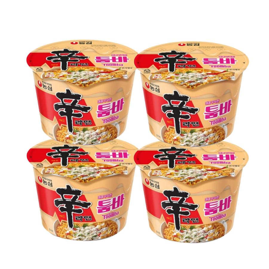 ☆地域別送料無料☆【農心】辛ラーメン トゥーンバ カップ麺 113g 8個