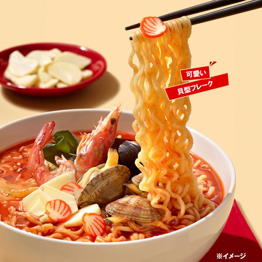 ほたて貝ひも にんにくマシマシラーメン 8個セット　送料込み 三養】メプテン(にんにく貝類味)110g サムヤンラーメン マップテン