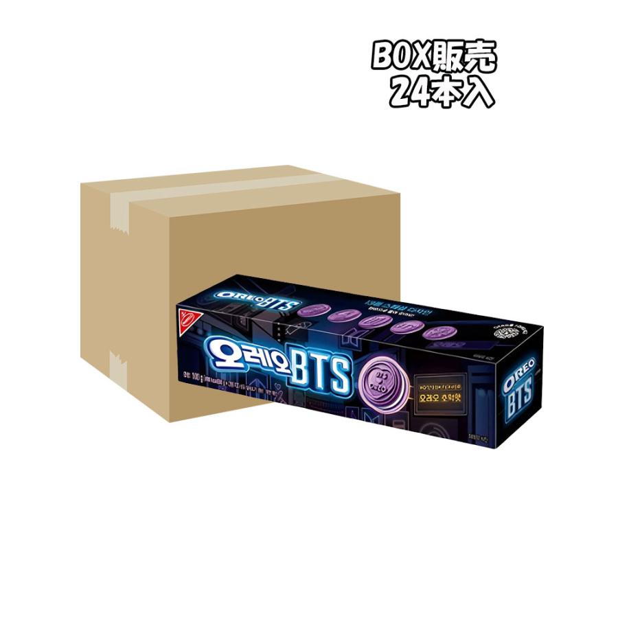 OREO BTS ホットク味 24箱セット 東西食品】BTS × OREO コラボクッキー 100gホットク味 1箱 24個入り 1