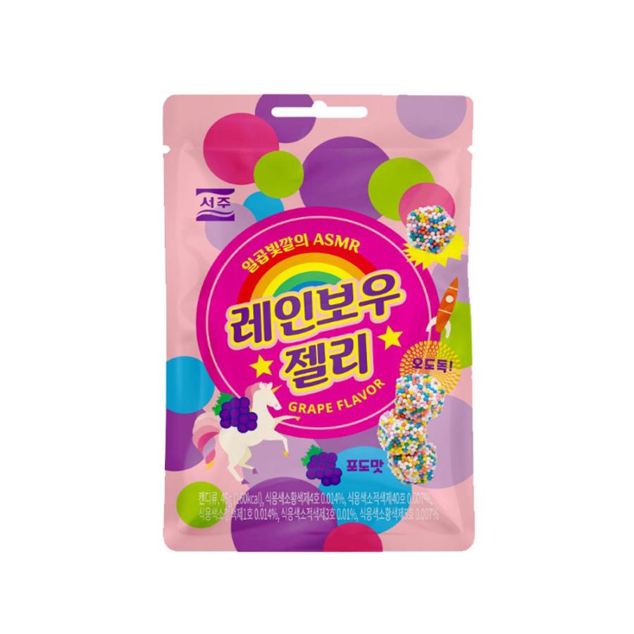 SEOJU レインボーゼリー 46g 10個パック 1個当たり￥226.80(税込