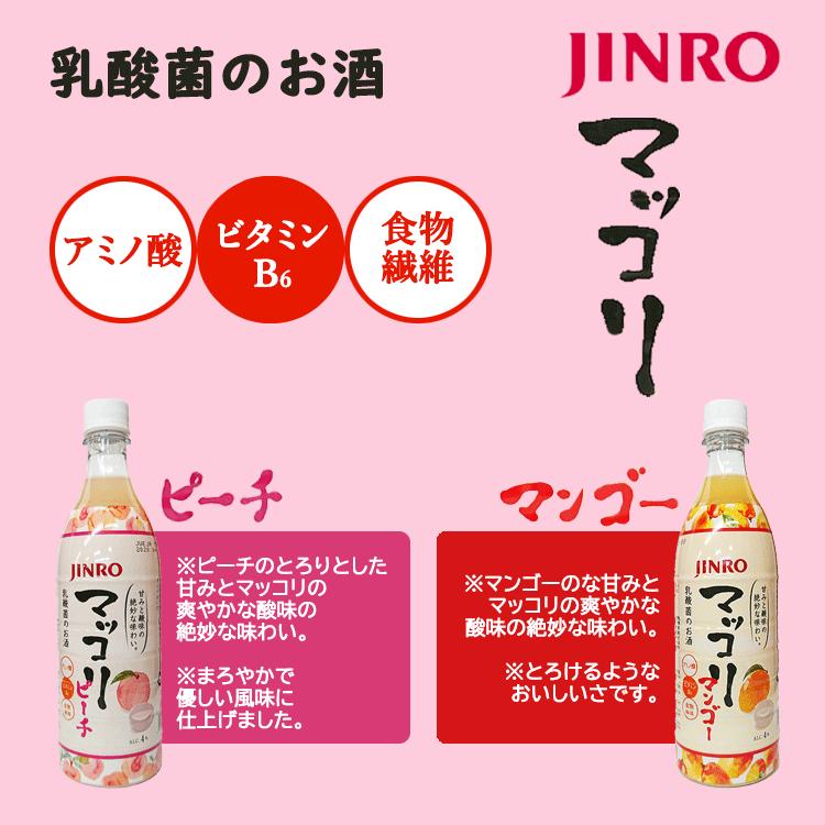 【JINRO】(桃) ピーチマッコリ　750ml｜hantosi｜02