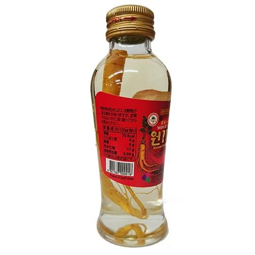 高麗人参ドリンク 120ml(元気参)「日本語版」 : hantosi - 通販
