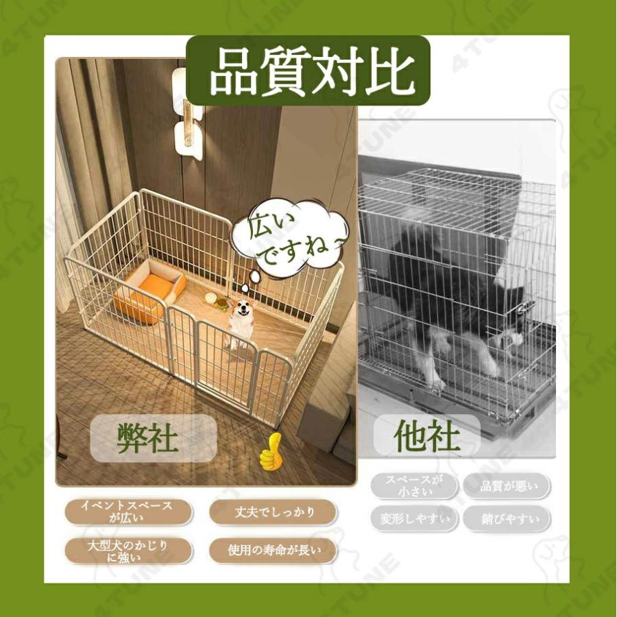 ペットサークル ペットフェンス 大型犬用 中型犬用 複数連結可能 ペットサークル ペットフェンス 大型犬用 中型犬用 複数連結可能