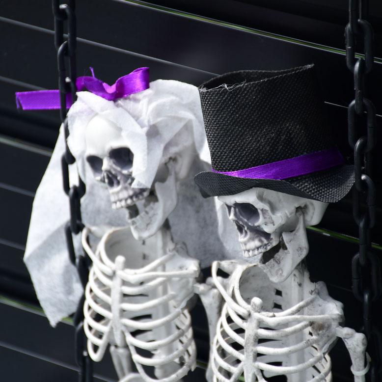 DEPOS ハロウィン ガイコツ スカル ドクロ ドア 死者の日 おしゃれ 夜
