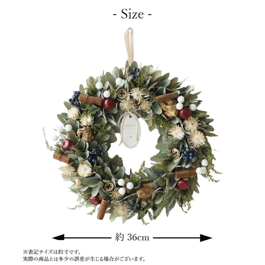 DEPOS クリスマスリース リース 玄関 天然素材 直径36cm 北欧 DEPOS クリスマスリース リース 玄関 天然素材 直径36cm 北欧