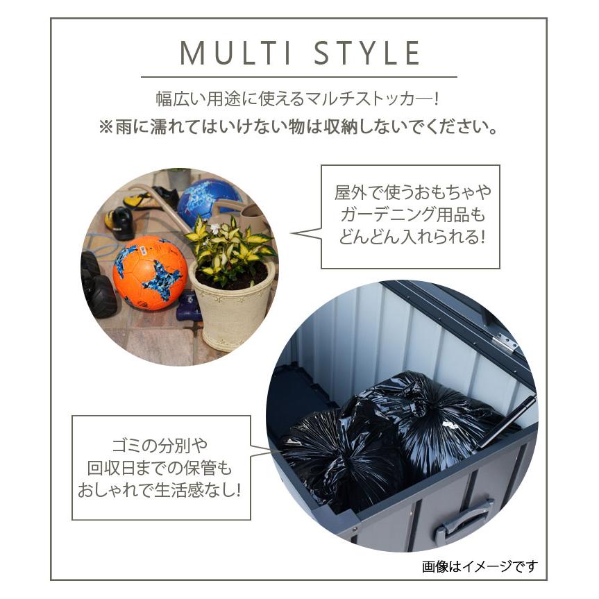 DEPOS 物置 ごみ収集庫 ゴミ箱 屋外 大容量 おしゃれ 幅125 屋外用