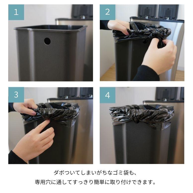 DEPOS レビュー特典付き ゴミ箱 ダストボックス 30L×2個 DEPOS レビュー特典付き ゴミ箱 ダストボックス 30L×2個