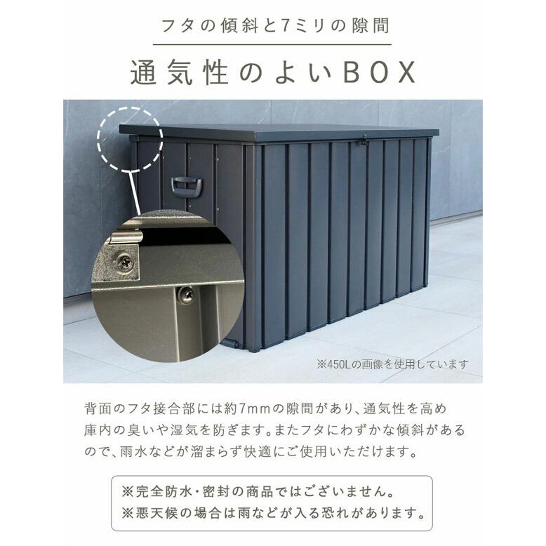 先行予約6月下旬頃入荷予定 物置 ごみ収集庫 ゴミ箱 屋外 大容量 屋外収納 おしゃれ 幅138 ストッカー 収納ボックス からす除け スチールストッカー 570L_9