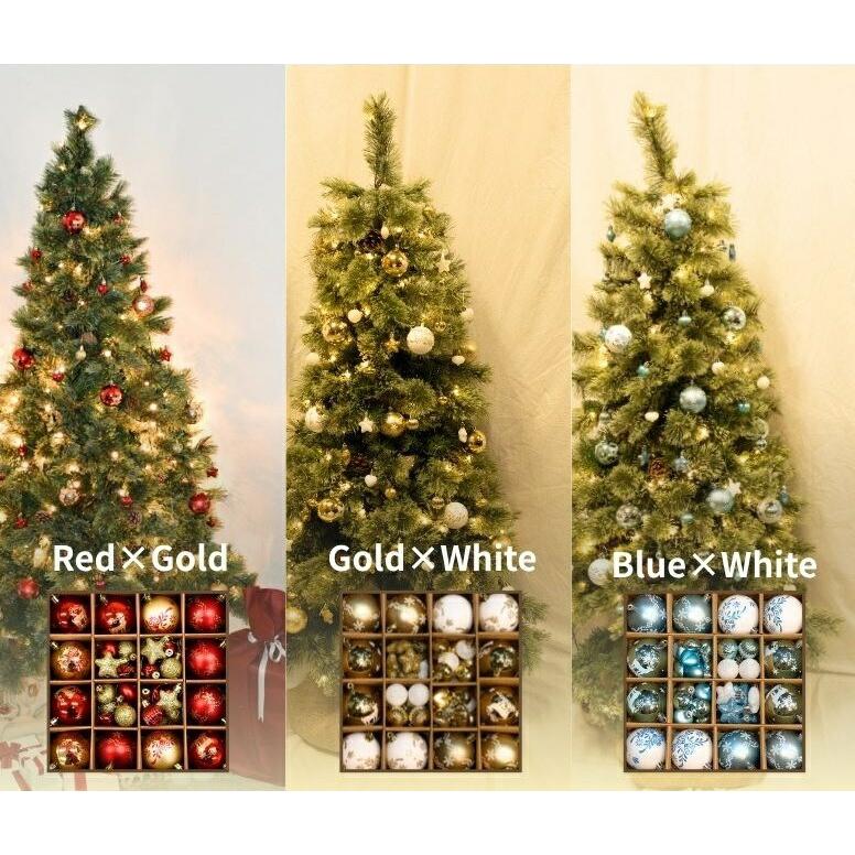 DEPOS クリスマスツリー オーナメント おしゃれ キャロル ハーフツリー