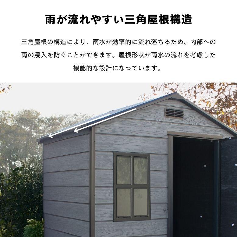 DEPOS 先行予約8月下旬入荷予定 物置 大型物置 屋外 収納庫 小屋 収納