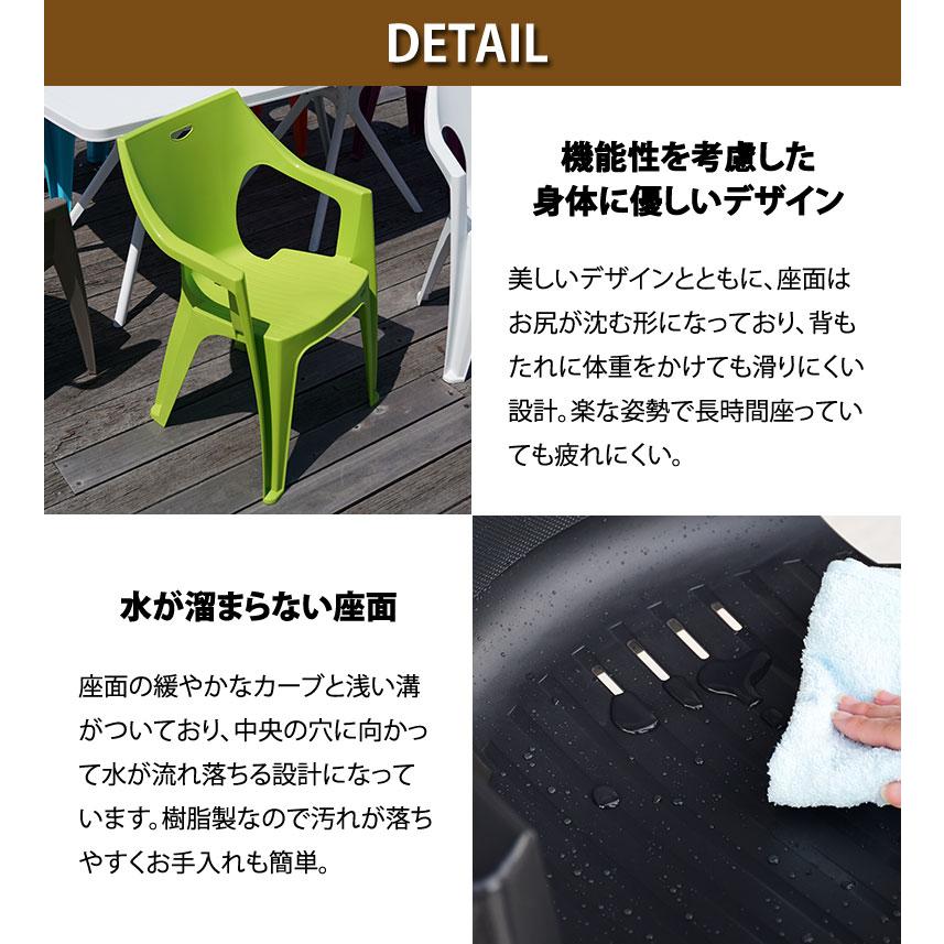 カラフル アウトドア KRETA クレタ ガーデンチェア 選べる4脚セット 【バラモン】 大型宅配便 hnw1
