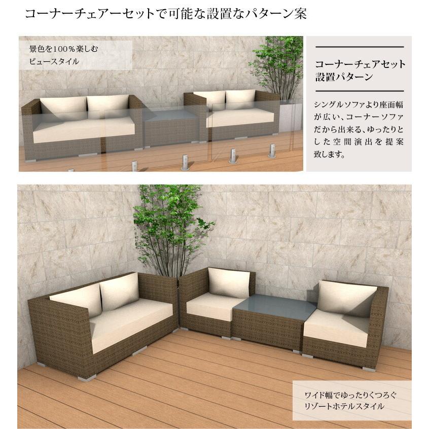 ハノイ ラタンソファー4点セット ブラウン 大型宅配便 人工ラタン 屋外家具 ラタン ガーデンファ二チャー 屋上 Depos 通販 Yahoo ショッピング