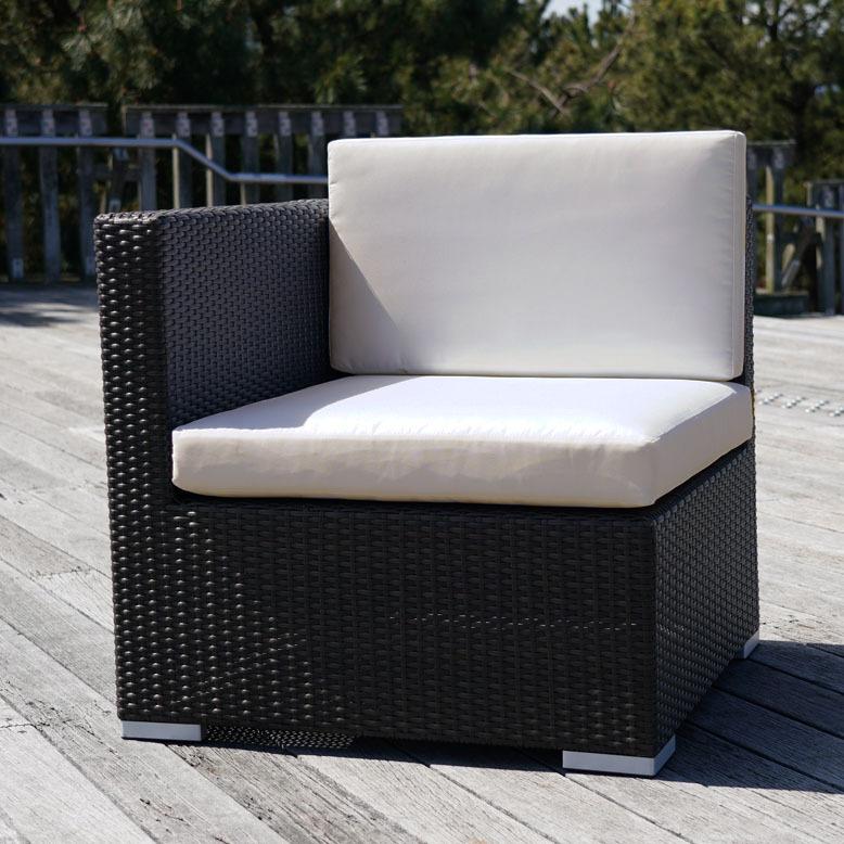 ハノイ 3人掛けソファー ブラウン 大型宅配便 人工ラタン 屋外家具 ホテル カフェ ベランダ リゾート テラス Depos 通販 Yahoo ショッピング