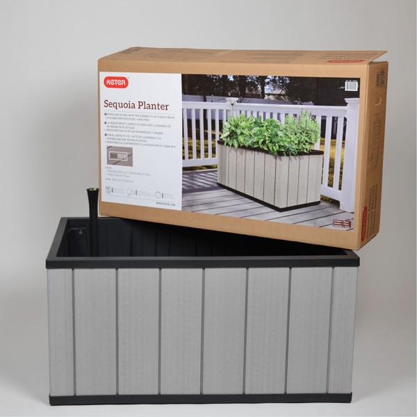 KETER（ケター） プランター おしゃれ 大型 植木鉢 花壇 軽い 穴なし