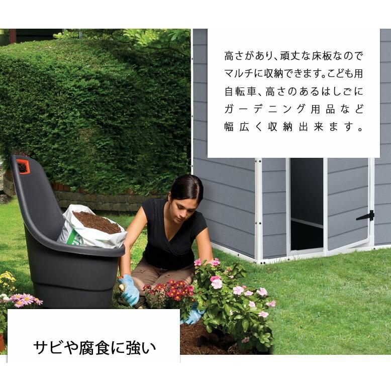 大型物置おしゃれ ケター マノール4 3 Keter Manor 4 3 大型宅配便ｙ 代金引換不可 ケター ケーター 物置 小屋 書斎 ガーデニング Depos 通販 Yahoo ショッピング