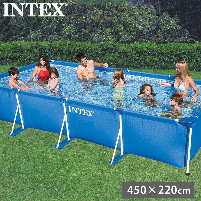 INTEX 家庭用プール メーカー直送 代金引換同梱不可 直径450x高さ84cm 
