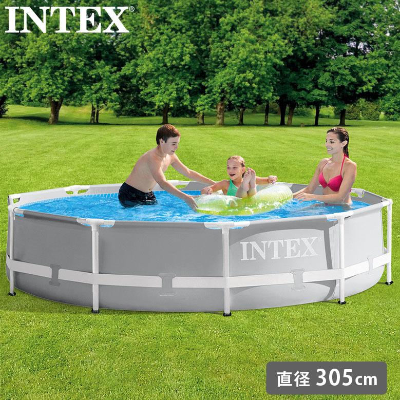 インテックス] メタルフレームプール 305×76cm 28200 - 通販