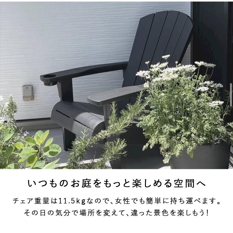 DEPOS アディロンダック チェア 2脚セット keter ケター アルパイン