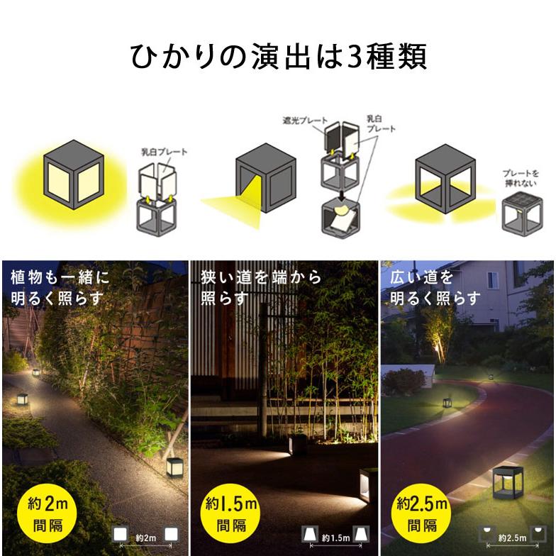 タカショー ひかりノベーション ソーラーライト 道のひかりセット サン