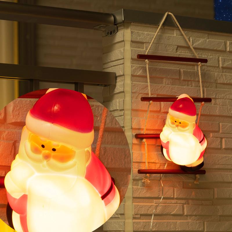 イルミネーション　はしごサンタ１P　クリスマス ローボルト サンタクロース モチーフ ライト ブローライト LEDイルミネーション  :759910:DEPOS - 通販 - Yahoo!ショッピング