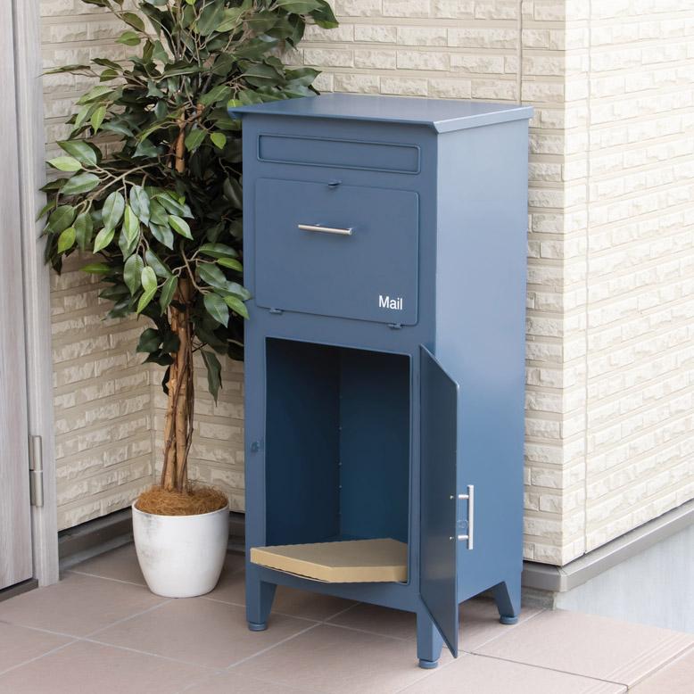 ポスト　収納ボックス 楽天市場】【25日は15％OFFｸｰﾎﾟﾝ】宅配ボックス ポスト 2色