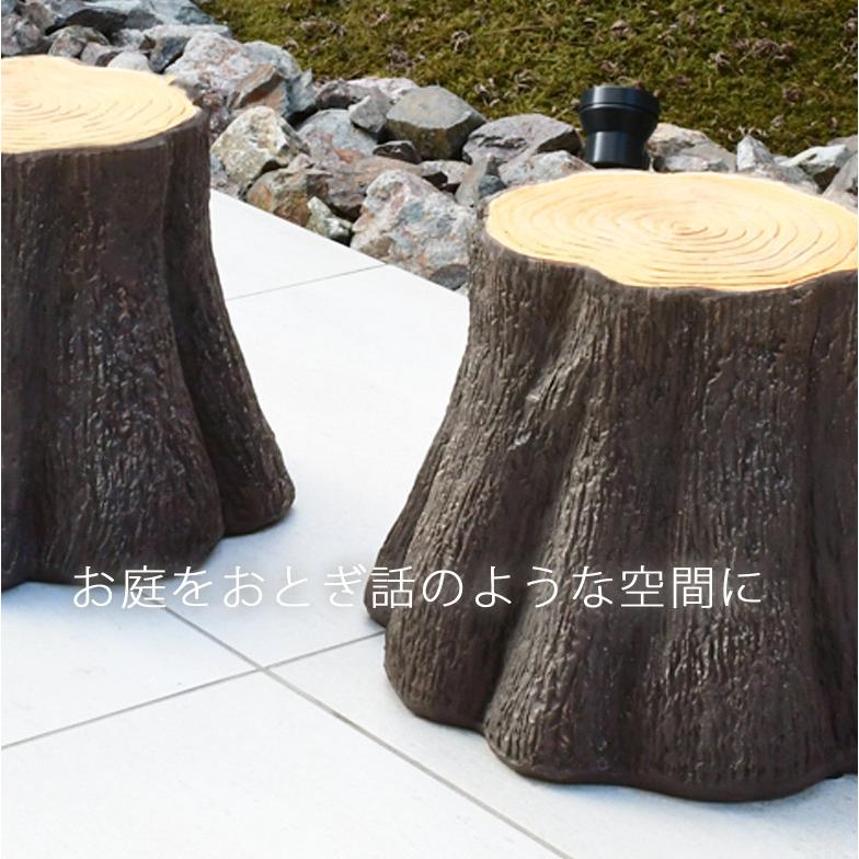 DEPOS 先行予約10月下旬入荷予定 ガーデンファニチャー 切り株