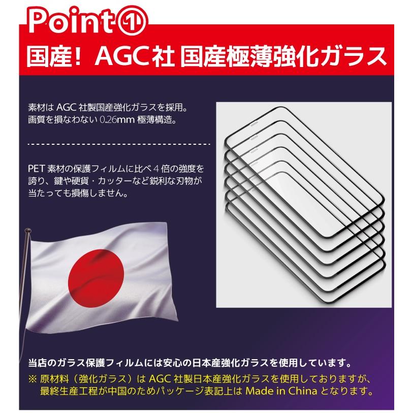 AGC製国産強化ガラスフィルム iPhone 11 iPhone 11 Pro 9D iPhone 11 Pro Max iPhone XR iPhone XS iPHone X XS Max 8 7 8 Plus 7 Plus メール便専用 爆買 |  | 04