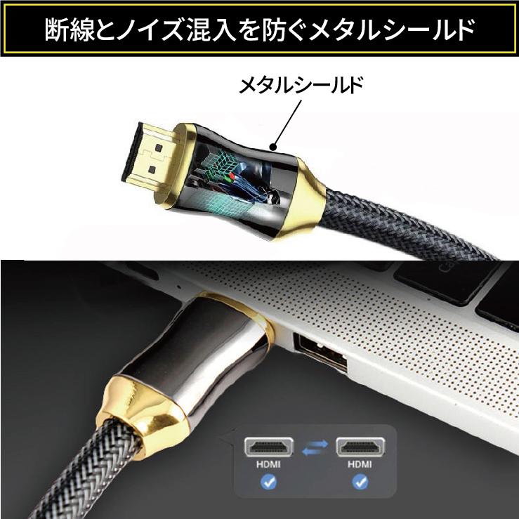 HDMIケーブル 3m Ver.2.0b 4K フルハイビジョン HDMI ケーブル 3D 対応 3.0m 300cm HDMI30 テレビ パソコン PC AV ハイスピード 種類 送料無料｜hanwha｜05