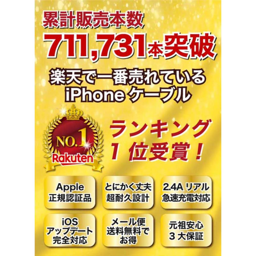 ハンファ ライトニングケーブル iphone 充電ケーブル Lightning type-c