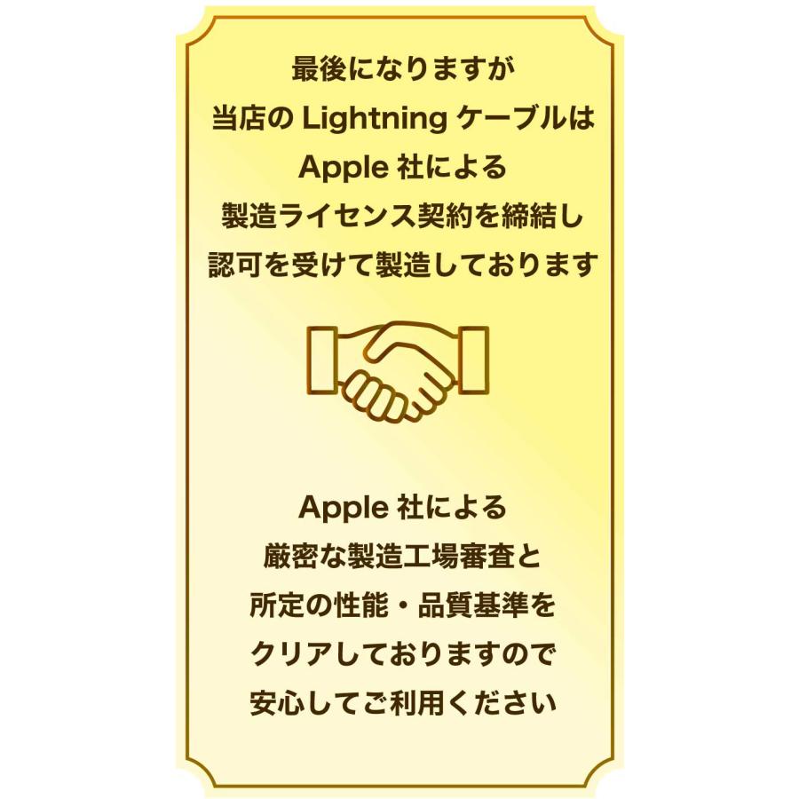 ライトニングケーブル iphone 認証 usb Lightningケーブル Lightning iPad アップル apple認証 認証品 純正品質 充電ケーブル 14 送料無料 「RTN」 爆買 | ハンファ | 16