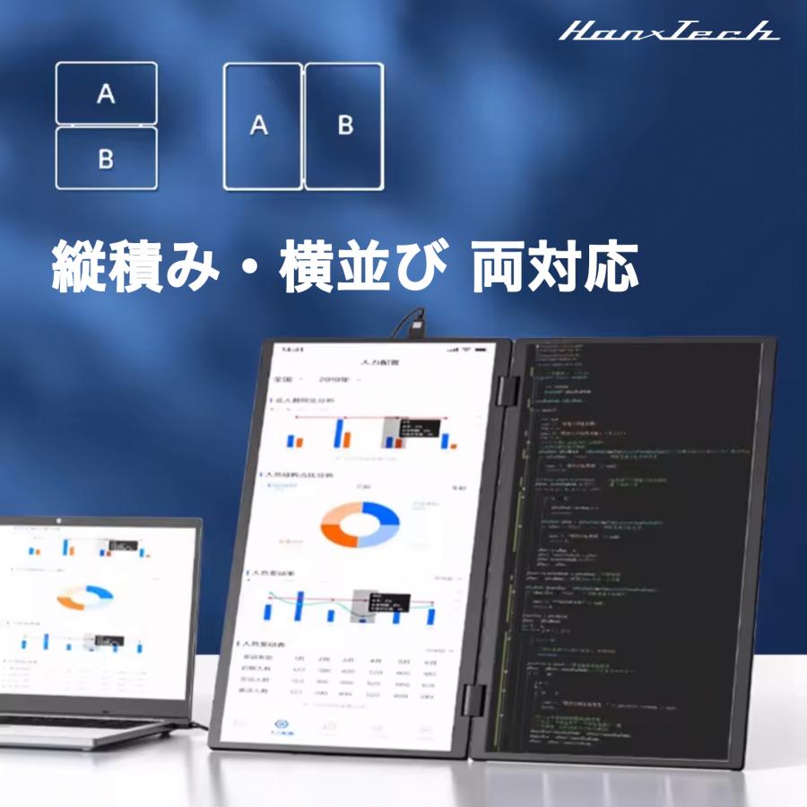 【新品未開封品】15.6インチ x2 デュアルディスプレイ 119851-9-