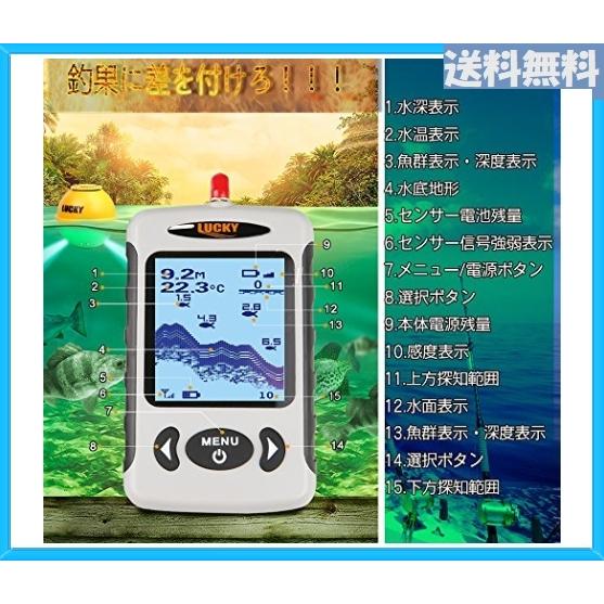 人気大割引 Luckylaker 深場釣り 磯釣り 船釣り 陸釣り 釣り道具 集魚灯機能付きソーナー 魚探 投げ式 ワイヤレス 魚群探知機 魚群探知機 App Classicvibez Com