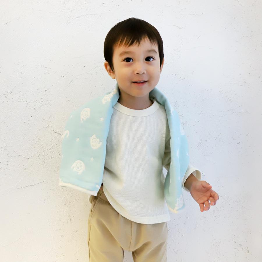 6重ガーゼ フェイスタオル 日本製 34×75cm 綿100 | 三河木綿 かわいい