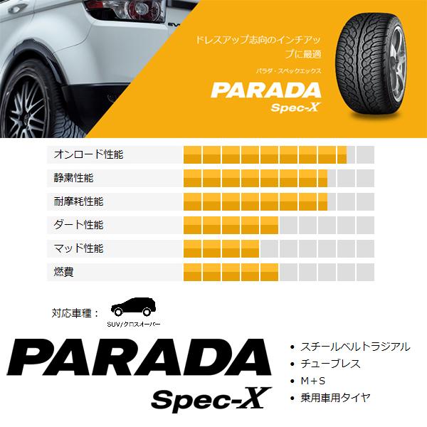 PARADA Spec-X 【車検対応】ランクル300 250 レクサス LX600 新品 22