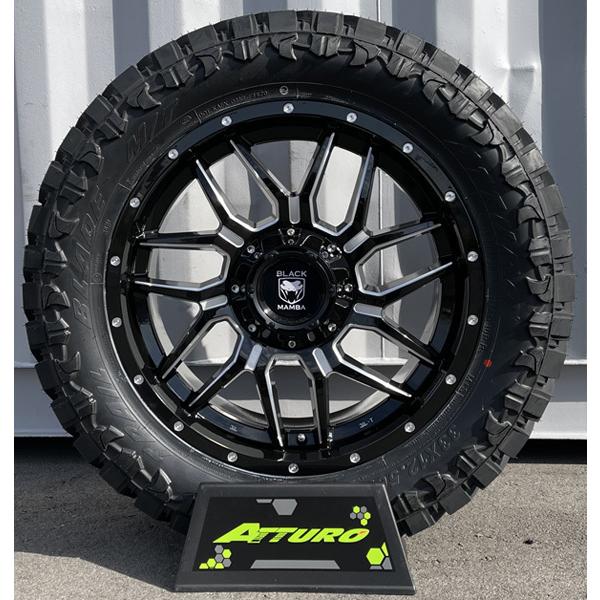 Black Mamba BM7 FORD F150 ナビゲーター エクスペディション 新品 20インチマッドタイヤホイールセット ATTURO TRAIL BLADE MT 285/50R20 33x12.50R20｜haouwheelsstore｜02