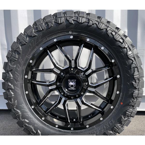 Black Mamba BM7 FORD F150 ナビゲーター エクスペディション 新品 20インチマッドタイヤホイールセット ATTURO TRAIL BLADE MT 285/50R20 33x12.50R20｜haouwheelsstore｜03