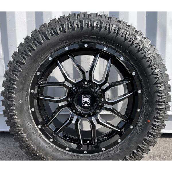 Black Mamba ホイール 17インチスタッドレス付き Black Mamba BM7 F150 RAPTOR ナビゲーター エクスペディション 新品20