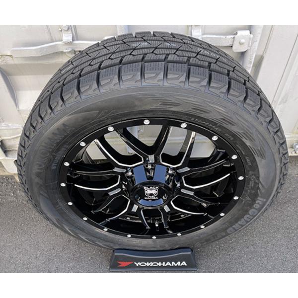 【直接引取り限定】ヨコハマ　アイスガードG075とホイール4本セット アイスガード SUV G075 即納 ランクル100 ランクル200 タンドラ