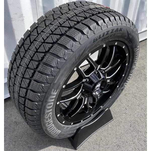 ブリザック - 車検相応う エスカレード タホ サバーバン アバランチ BLACK MAMBA 新品 20in国産スタッドレスタイヤホイール BS ブリヂストン DM-V3 285/50R20