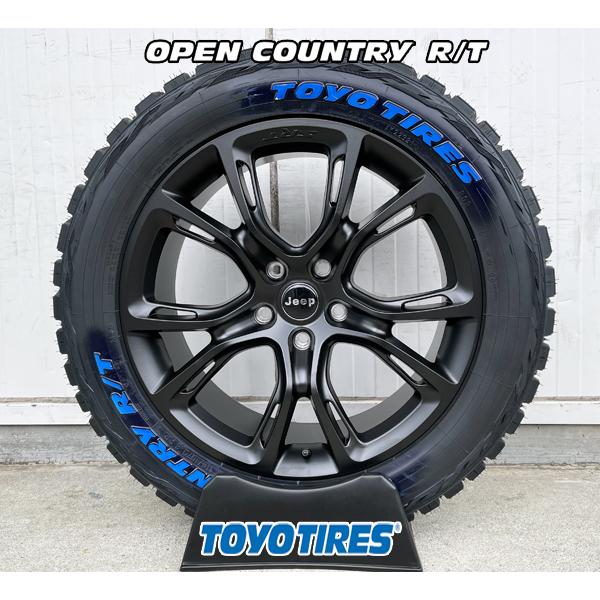 車検対応 JEEP JLラングラー JKラングラー 新品 20インチ国産タイヤホイールセット TOYO OPEN COUNTRY RT 275/55R20 ホワイトレター｜haouwheelsstore｜03