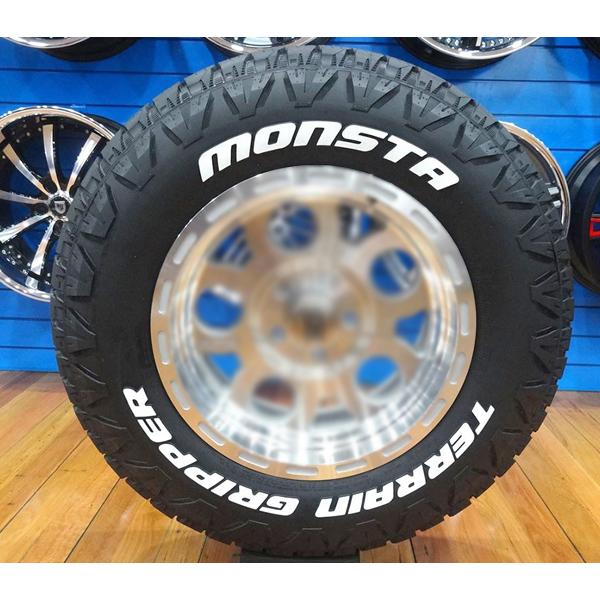 車検対応 JEEP グランドチェロキー WK WH WJ WG 新品 20インチタイヤホイールセット MONSTA TERRAIN GRIPPER 265/50R20 275/55R20 ホワイトレター｜haouwheelsstore｜07