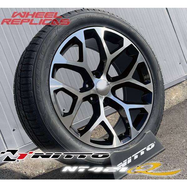 タイヤ・ホイール rara1 NITTO 車検対応 シルバラード タホ サバーバン アバランチ GMC シエラ