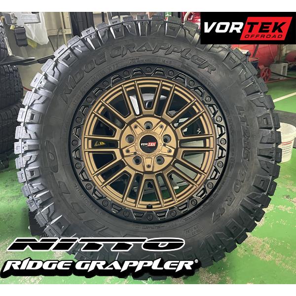 VORTEK OFFROAD VRT604 17x9J FJクルーザー ハマーH3 エスカレード サバーバン 新品17インチタイヤホイールセット NITTO RIDGE GRAPPLER 265/70R17 285/70R17｜haouwheelsstore｜02